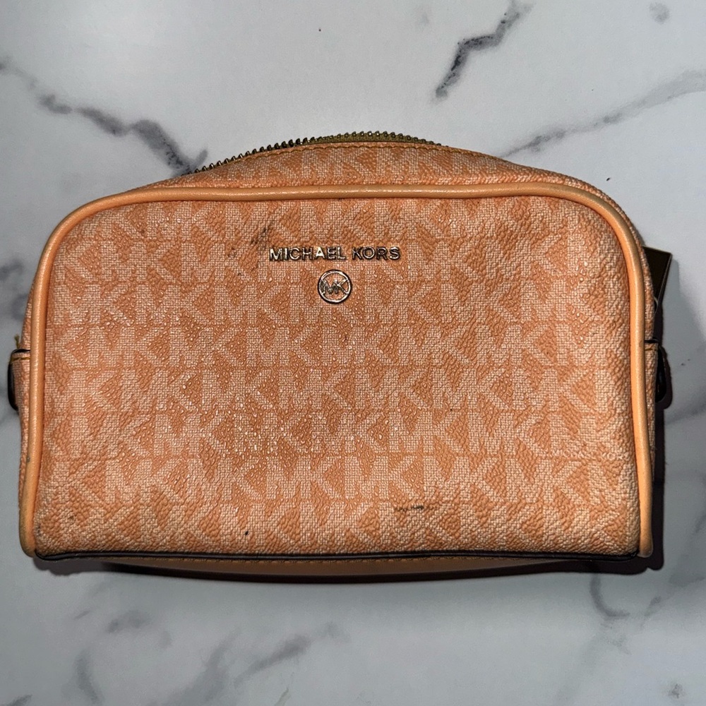 Michael Kors Makeup Bag Orange